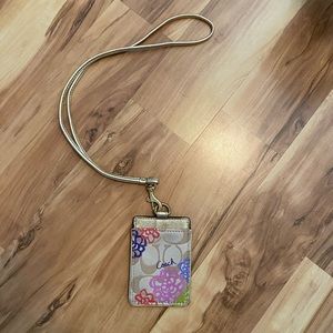 Gold Coach ID Lanyard